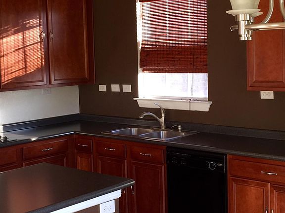 Spacious kitchen with center island