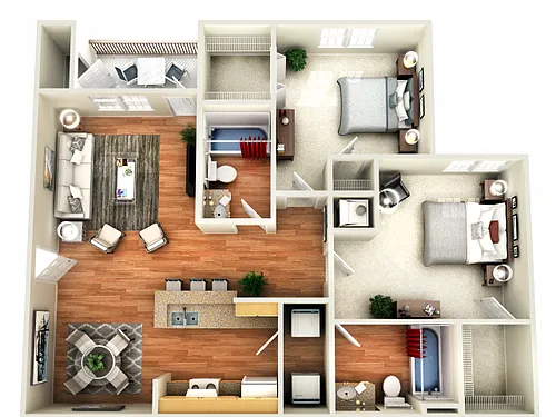 Floor plan BEGONIA DELUXE