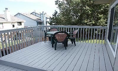 Great expanded deck.