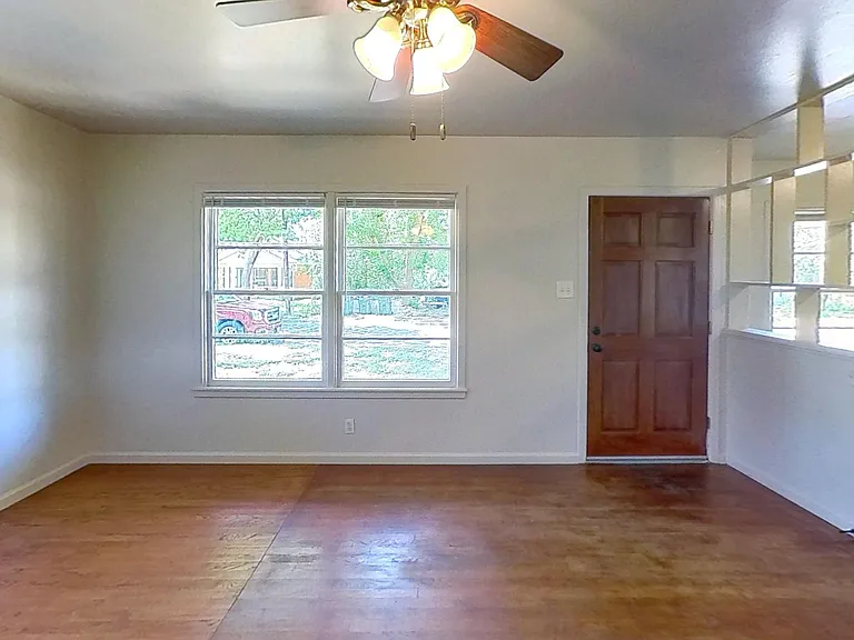 Living room and entry
