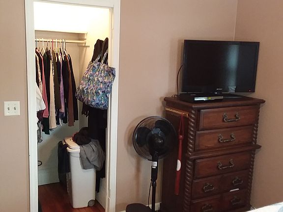 Bedroom 2 closet. Roomy