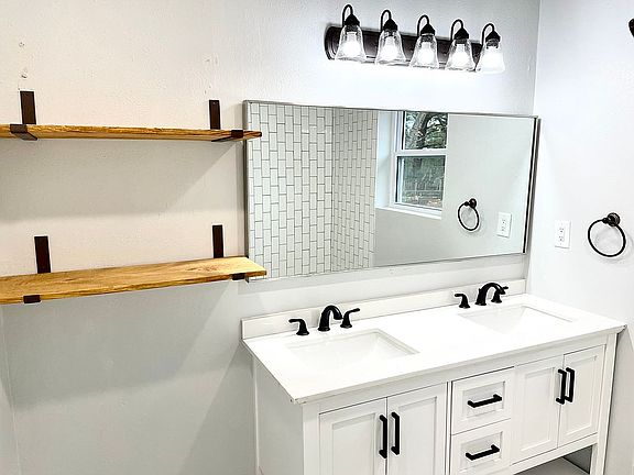 Master bathroom vanity 