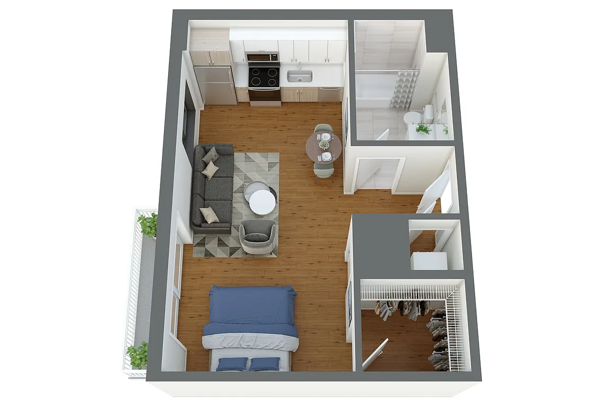 Floor plan S8 Studio