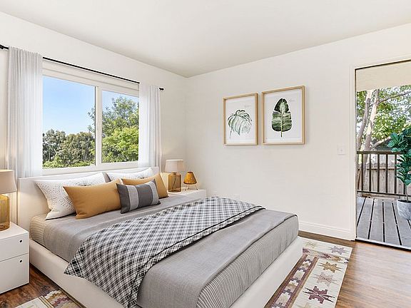 Virtually staged Master Bdrm