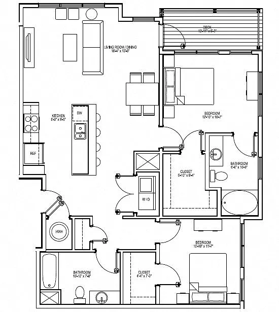 Floor plan B6A