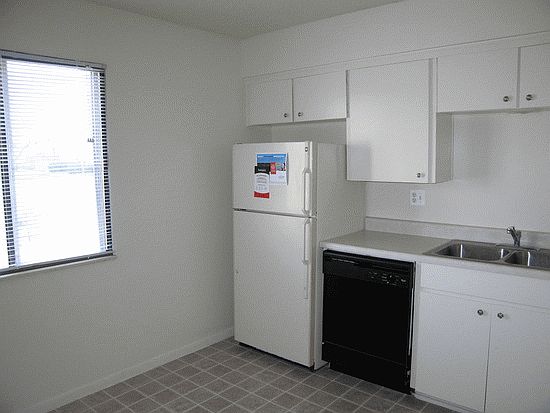 Kitchen showing window