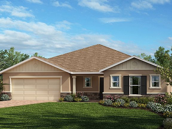 Exterior H with stone