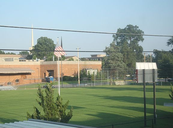 Christ Methodist soccer field view from unit