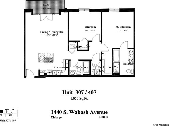 5th image of 1440 S Wabash Ave APT 407