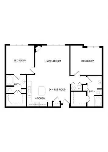 Floor plan Flats - B4