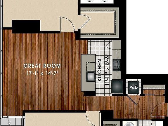 2nd image of 9655 Woods Dr Unit 1608