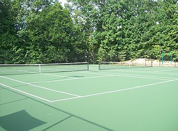 One of the Tennis Courts