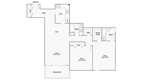 Floor plan Concord