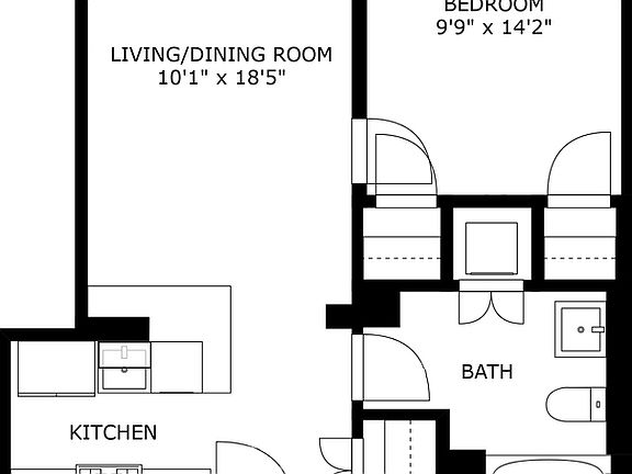 2nd image of 200 E 17th St APT 4D