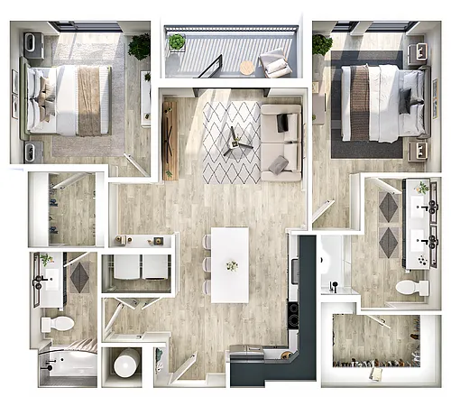 Floor plan B1