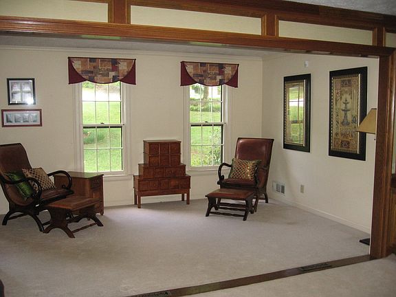 Separate Living Room Opens into Family Room