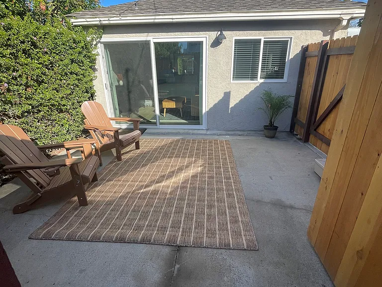 Private patio