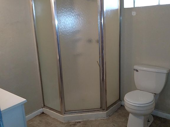 bathroom in basement