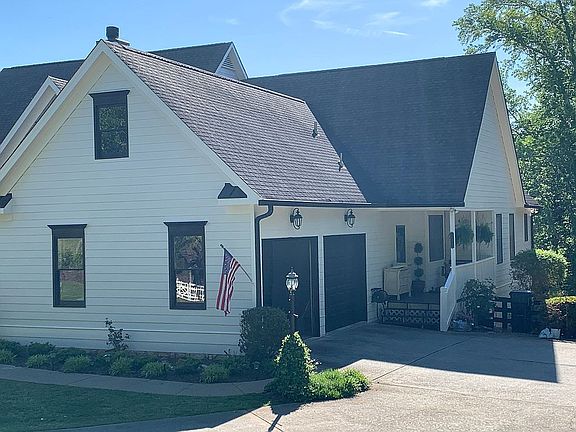 Top garage and side porch