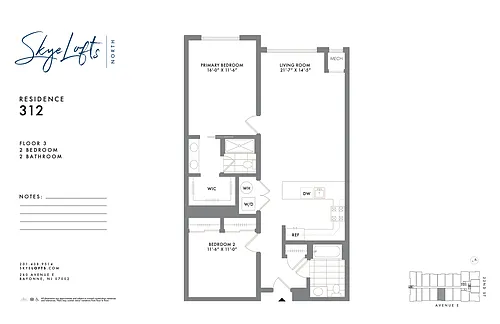 Floor plan 312