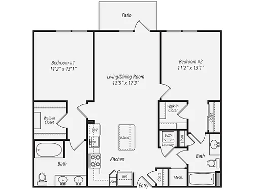 Floor plan B8SC