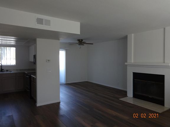 New vinyl plank flooring throughout living area.