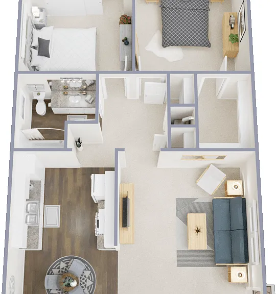 Plan B Floorplan Diagram