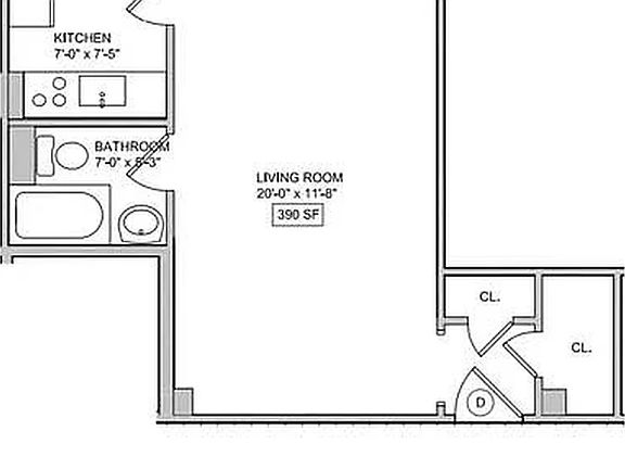 2nd image of 95 Christopher St APT 2D