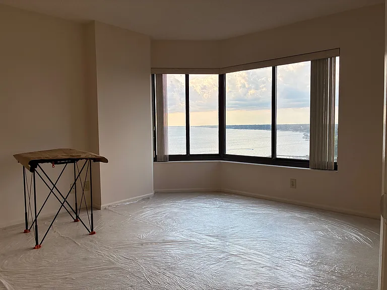 2nd bedroom (plastic sheeting was on carpet during painting)
