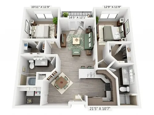 Floor plan C4