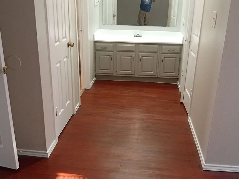 Vanity restroom walk in closet and additional storage