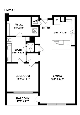 Floor plan A1
