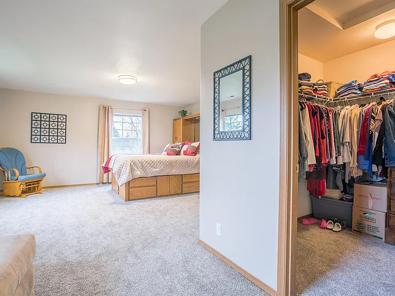 Master Bedroom and closet