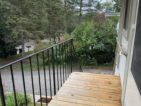 Deck at entry