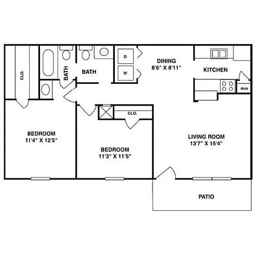 Floor plan Floor Plan E
