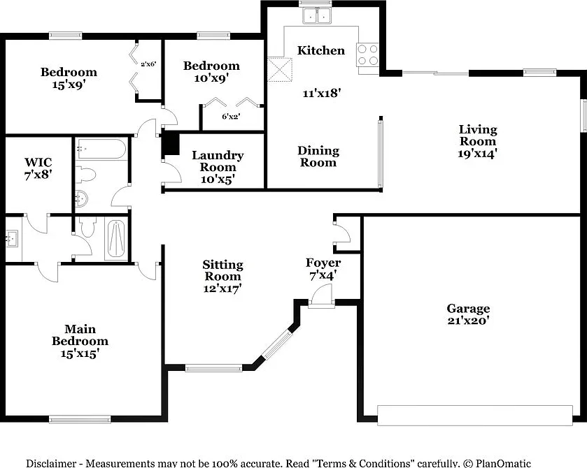 3 bed, 2.0 bath, 1549 sqft, $2,145 — Photo 2
