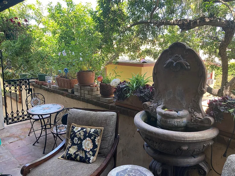 Patio w/ Bistro Table