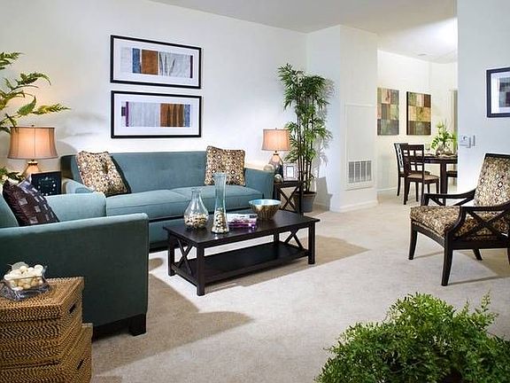 very large living room with high ceilings