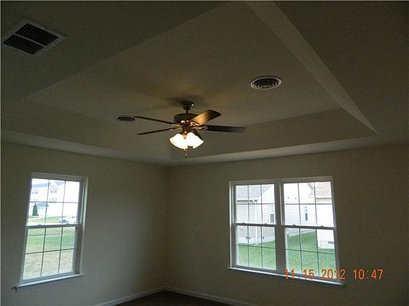 Trey ceiling in Master bedroom