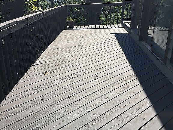 Waterfall side porch view 