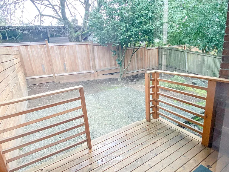 backyard- fenced in