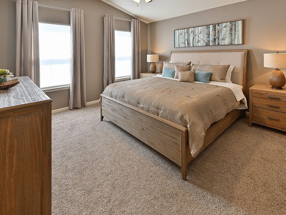 Furnished master bedroom