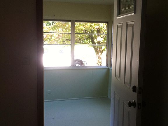 Front door to porch