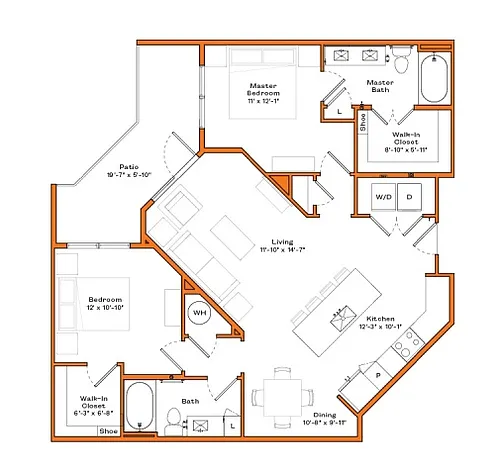 Floor plan B3