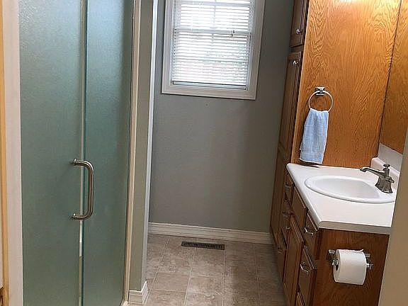 Bathroom with walk-in shower