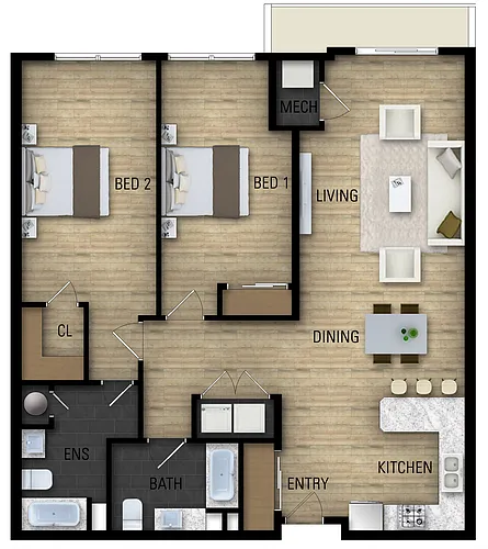 Floor plan 29w2b2r