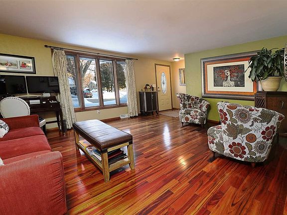 Gorgeous wood flooring throughout much of the home!