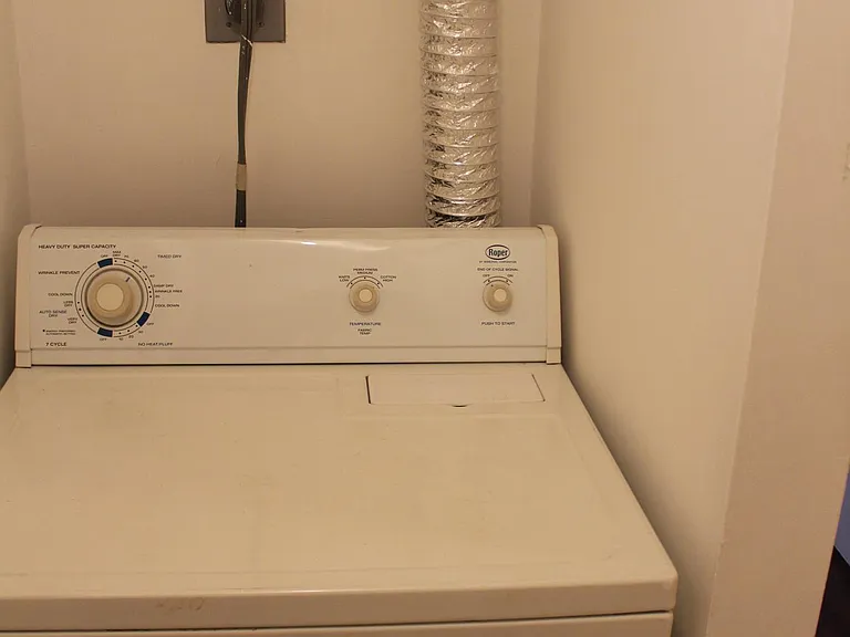 Washer and dryer in unit