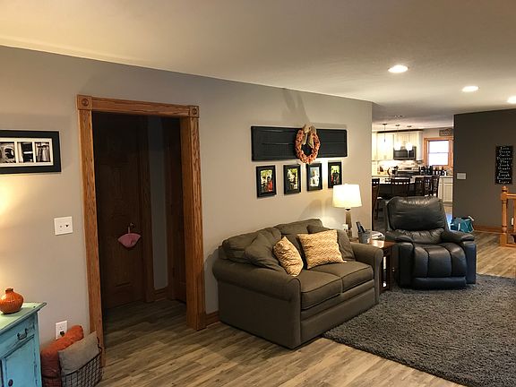 Living room view from entry