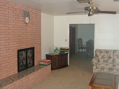 Living Room and Fireplace